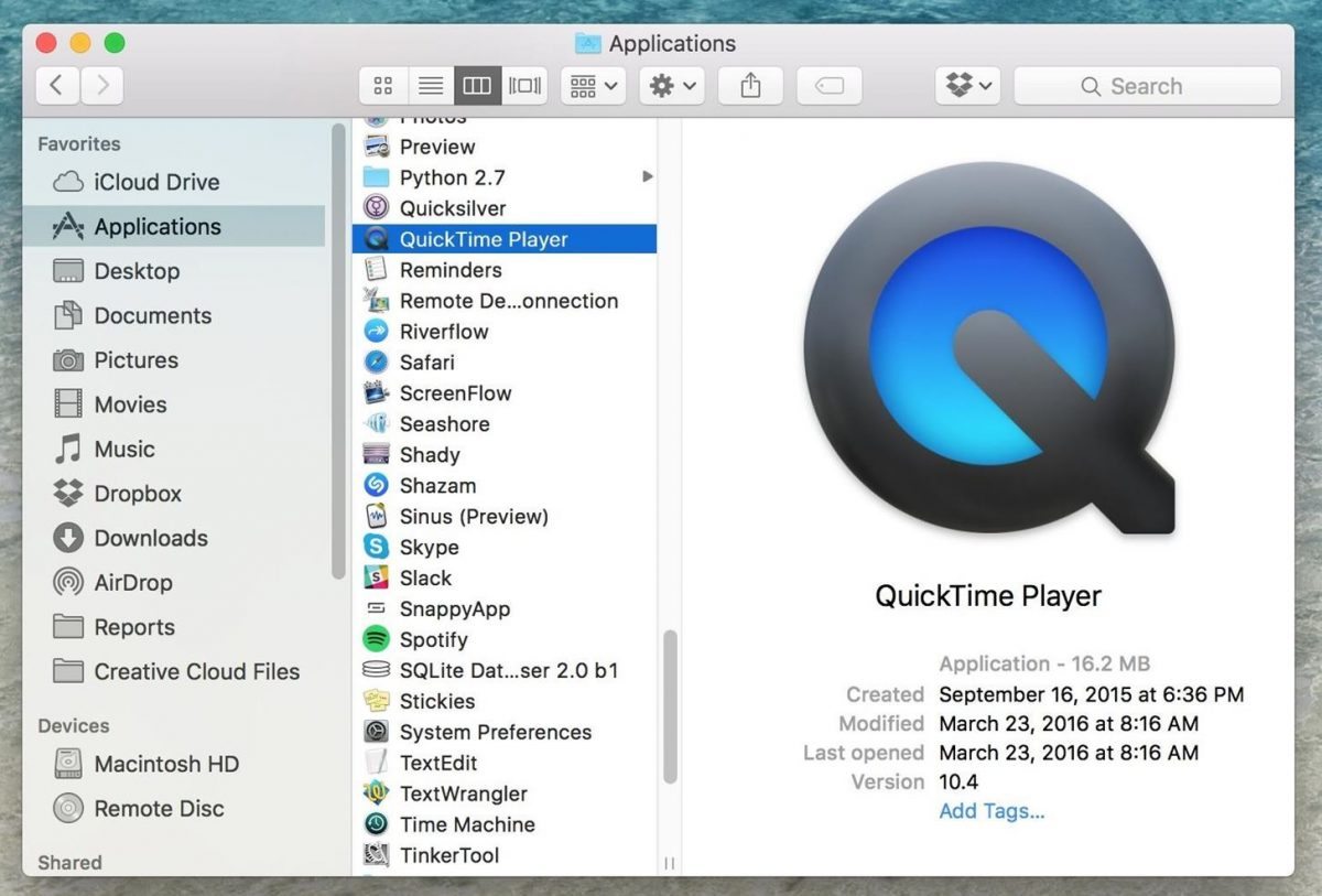 Latest quicktime player for mac 2017